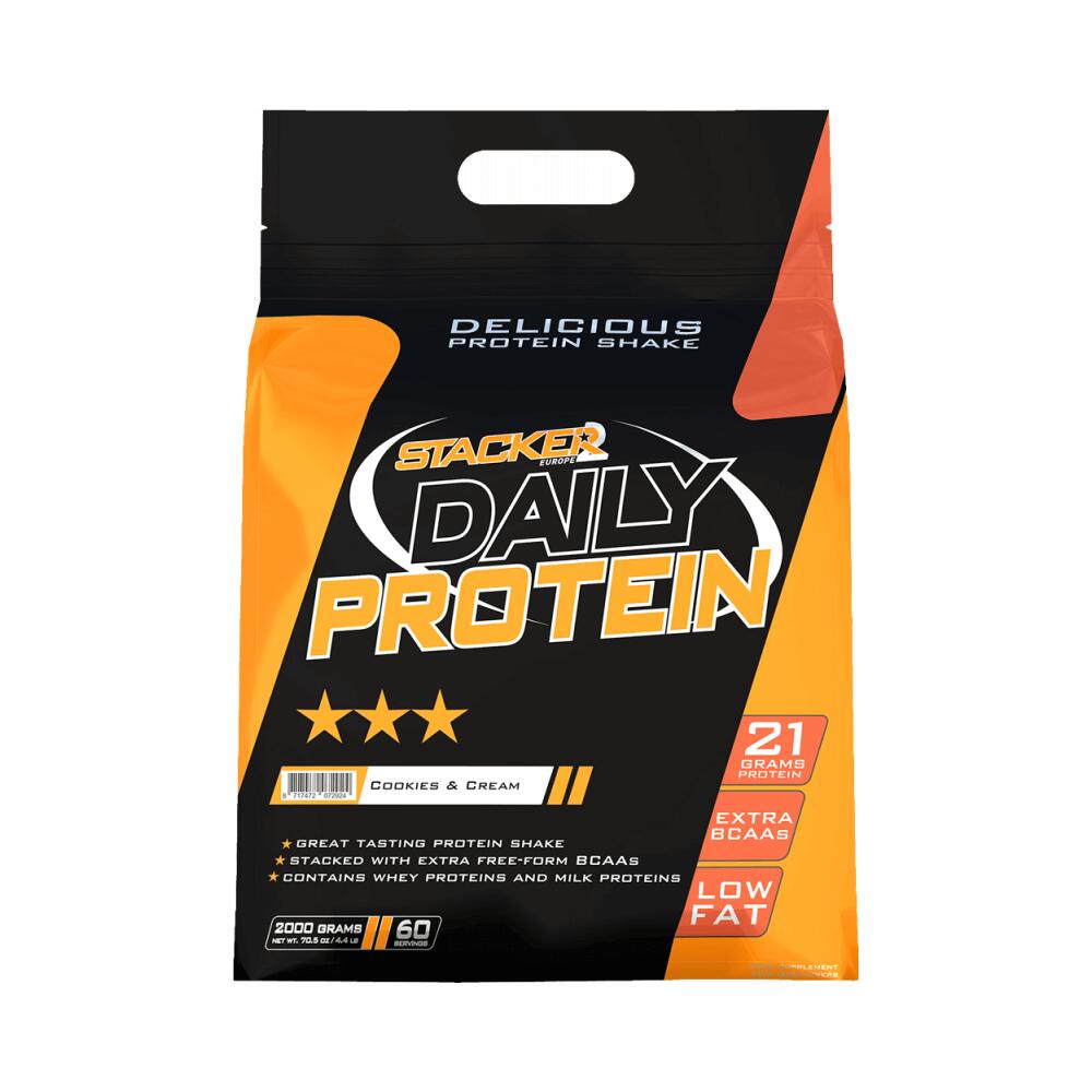 STACKER2 Stacker2 Daily Protein (2000g) Cookies & Cream - Proteine - Miscela di proteine