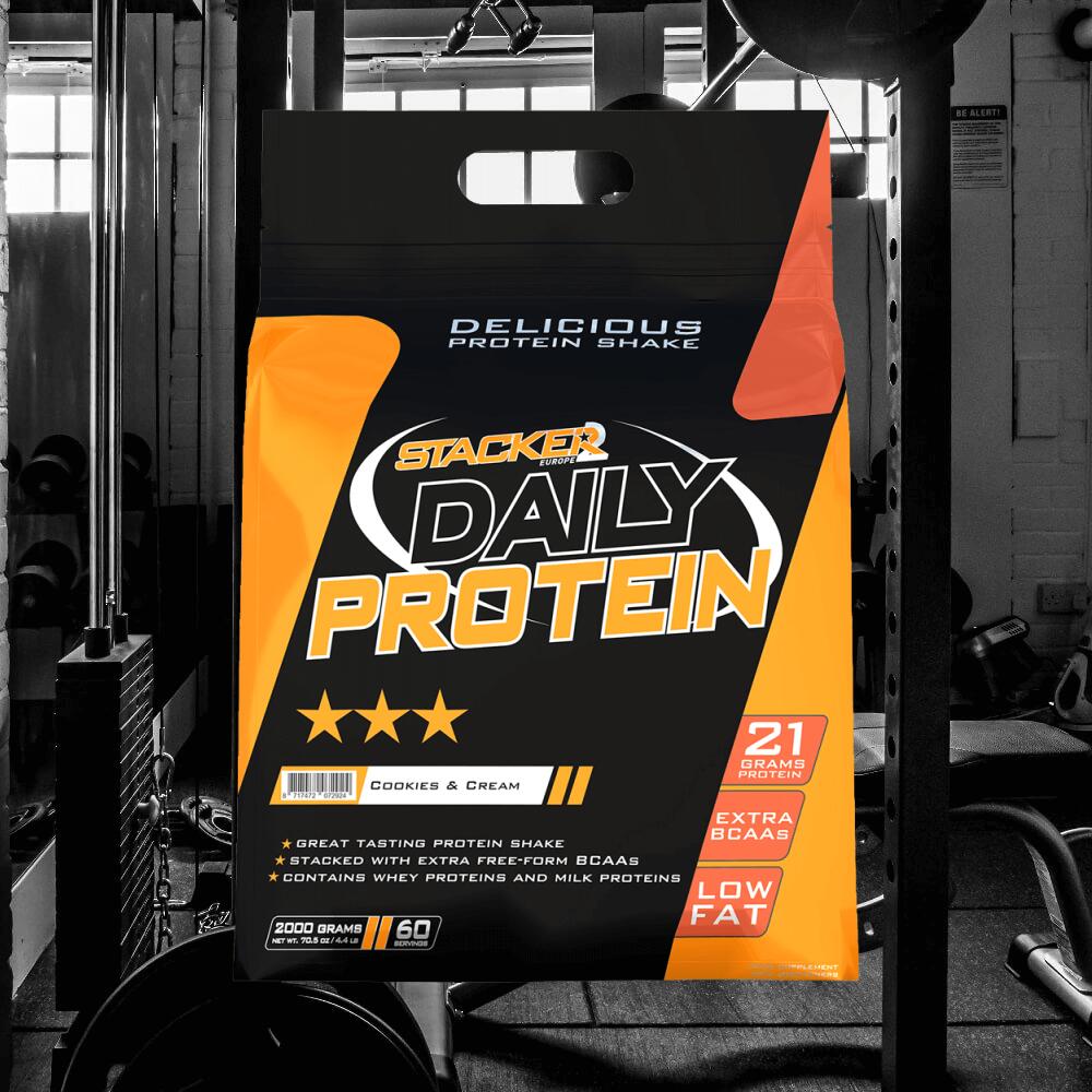 Stacker2 Daily Protein (2000g) Cookies & Cream - Proteine - Miscela di proteine 2/3
