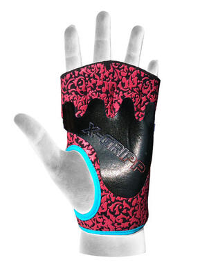 Chiba 40936 lady motivation gloves (black/pink/turquoise) l - accessoires