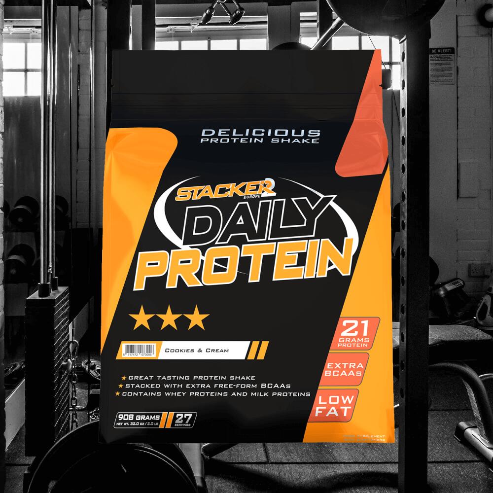 Stacker2 Daily Protein (908g) Strawberry - Proteine - Miscela di proteine 2/3