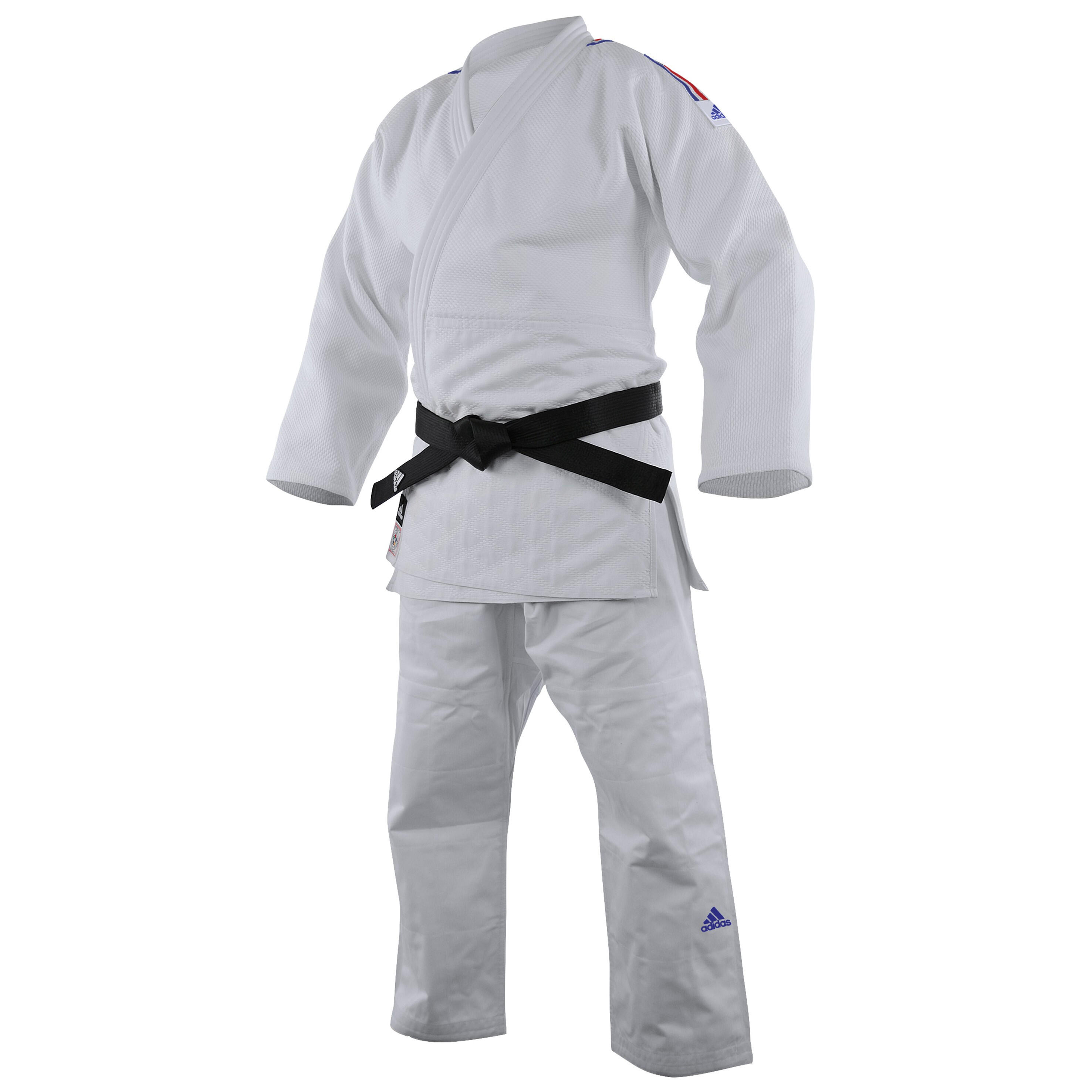 ADIDAS Champion III judoopak Blauw wit rood gestreept