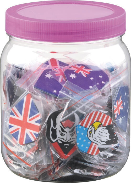 KARELLA Dart flights grote pot (300st.)