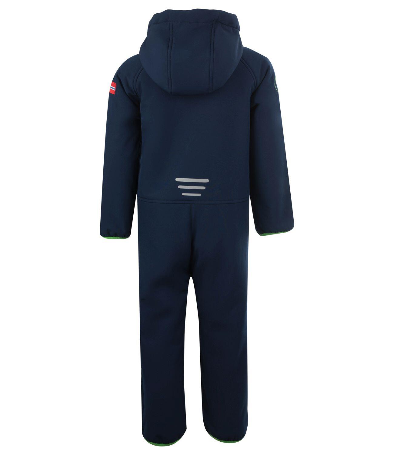 Combinaison enfant Nordkapp Imperméable Bleu marine / Vert 2/2