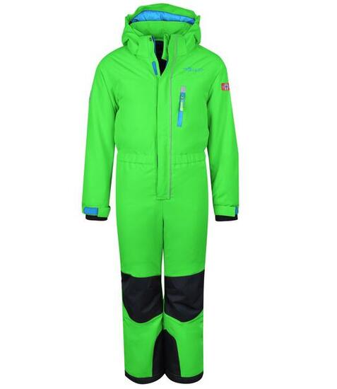 Combinaison de neige pour enfants Isfjord imperméable turquoise clair