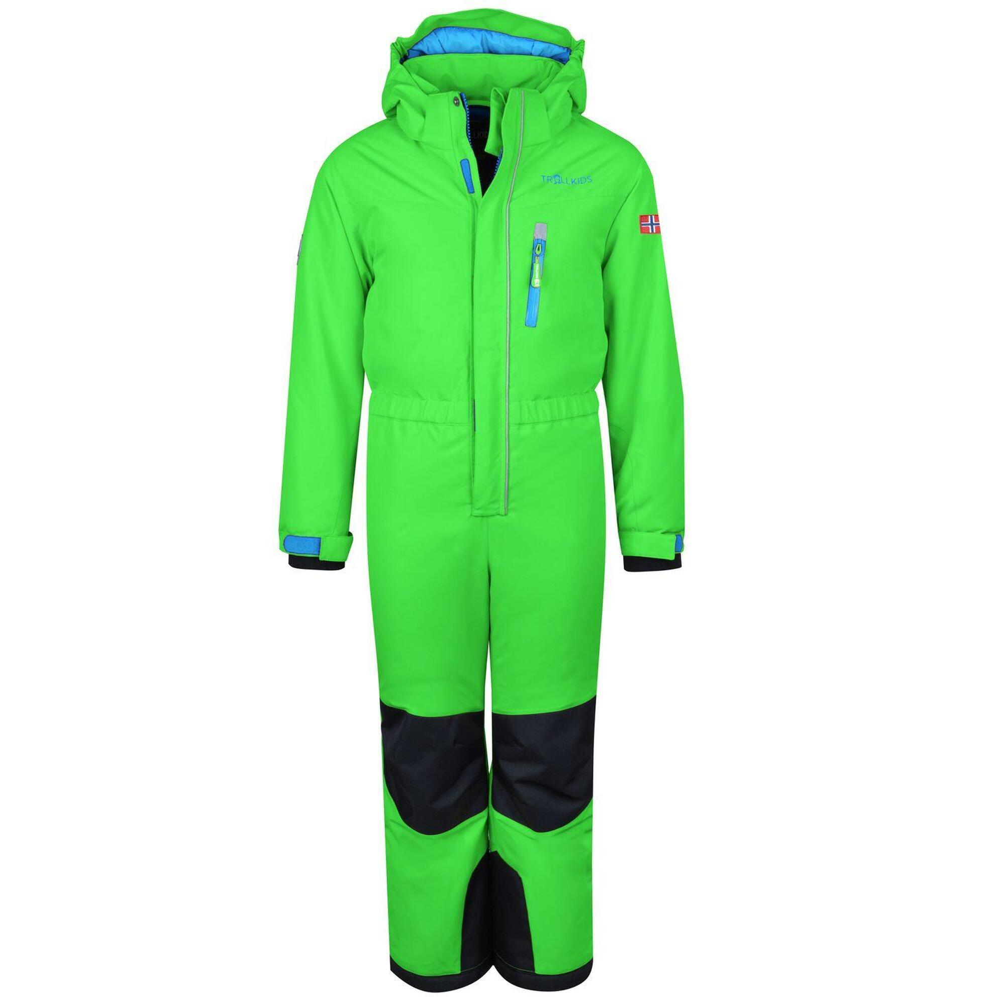 Isfjord waterproof snowsuit for kids light turquoise