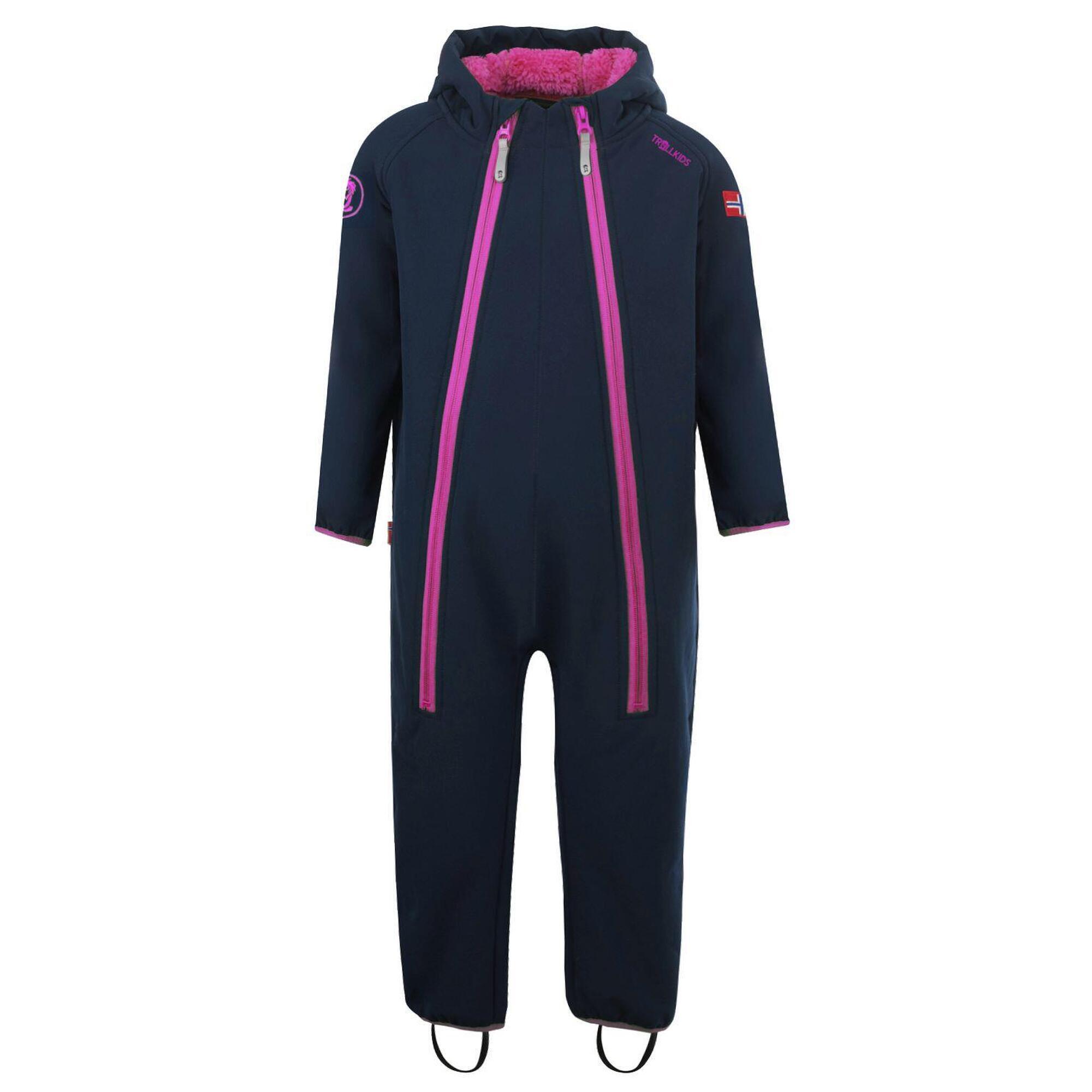 Nordkapp Impermeabile Muta Bambino Blu Navy / Magenta