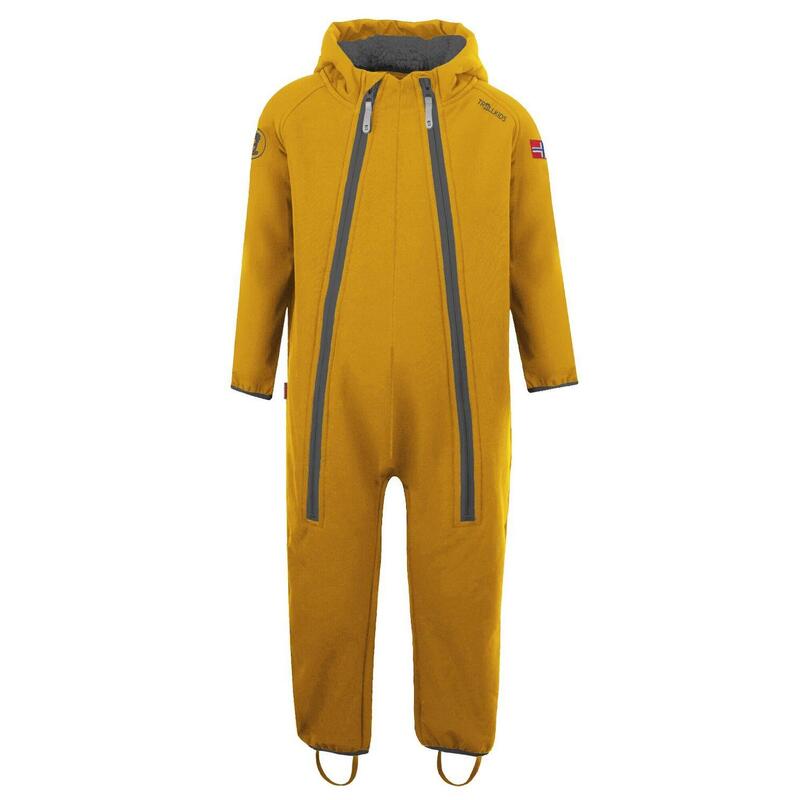 Combinaison enfant Nordkapp jaune or/anthracite