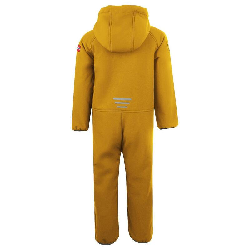 Combinaison enfant Nordkapp jaune or/anthracite