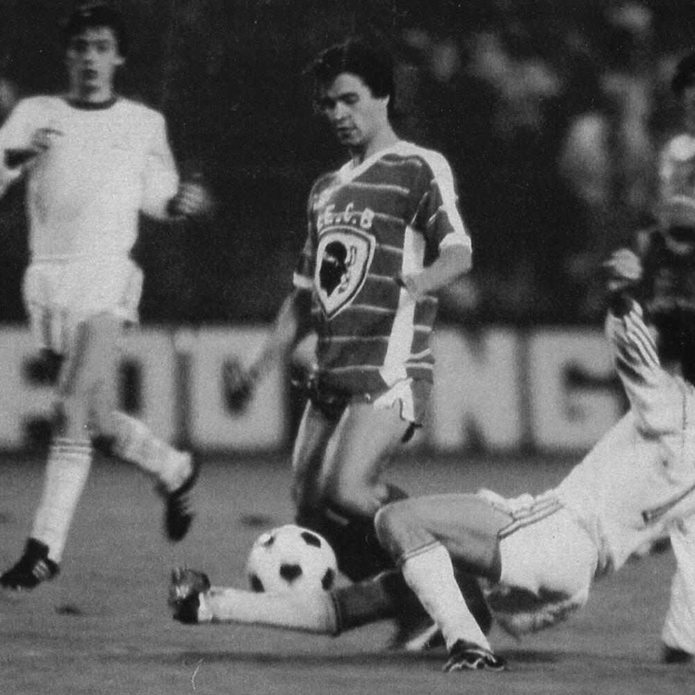 Retro Voetbalshirt - Heren - SC Bastia 1981/82 - Blauw 6/7