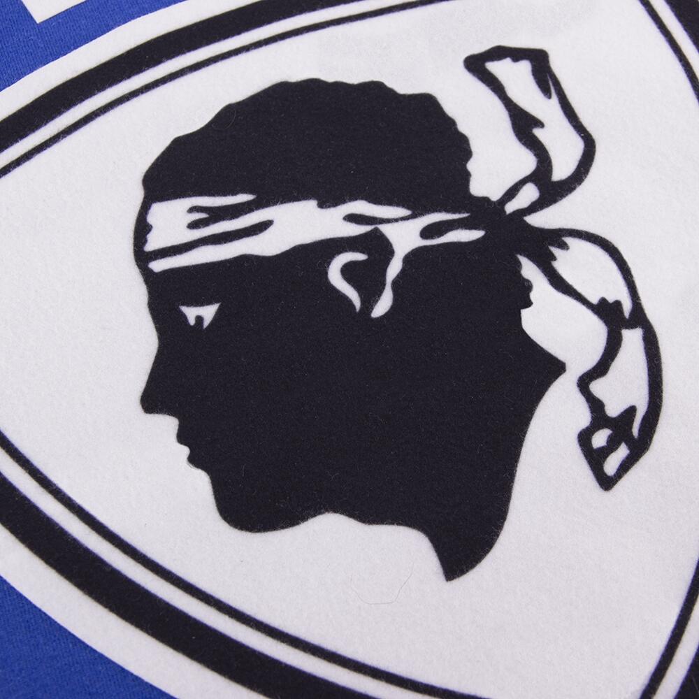 Maillot de football rétro - Homme - SC Bastia 1981/82 - Manches Cortes - Bleu 4/7