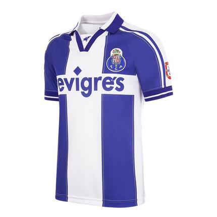 Camiseta de Fútbol Retro - Hombre - FC Porto 1998 - 99 - Azul - Blanco
