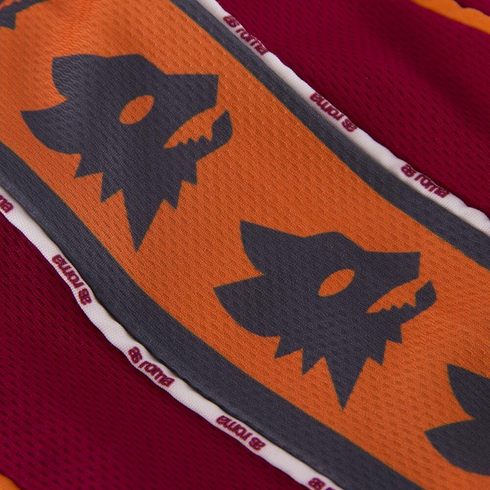Maillot de football rétro - Homme - AS Roma 1998/99 - Manches Cortes - Rouge 5/7