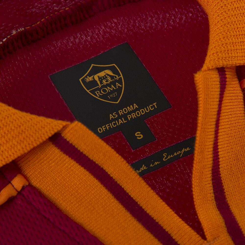 Maillot de football rétro - Homme - AS Roma 1998/99 - Manches Cortes - Rouge 6/7