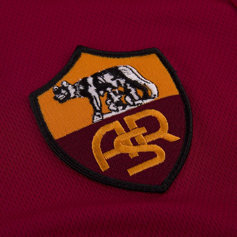 Maillot de football rétro - Homme - AS Roma 1998/99 - Manches Cortes - Rouge 4/7