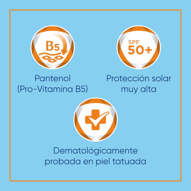 BEPANTHOL Tattoo Crema Solar SPF50+ 50 ml 2/7