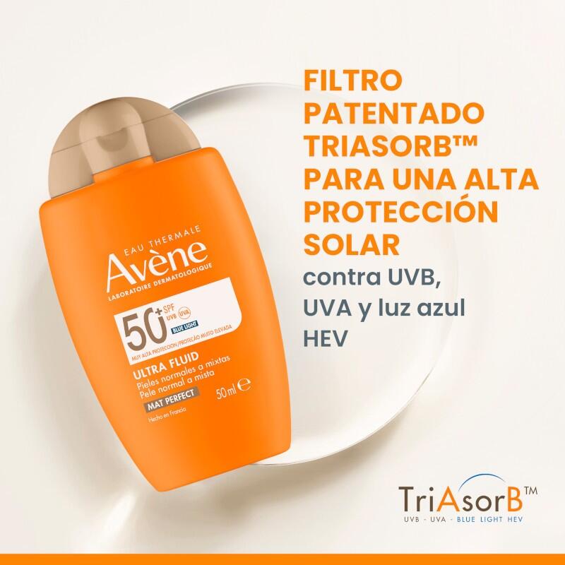 Avène Mat Perfeunidad Fluido con Color SPF 50+ 50ml 2/7