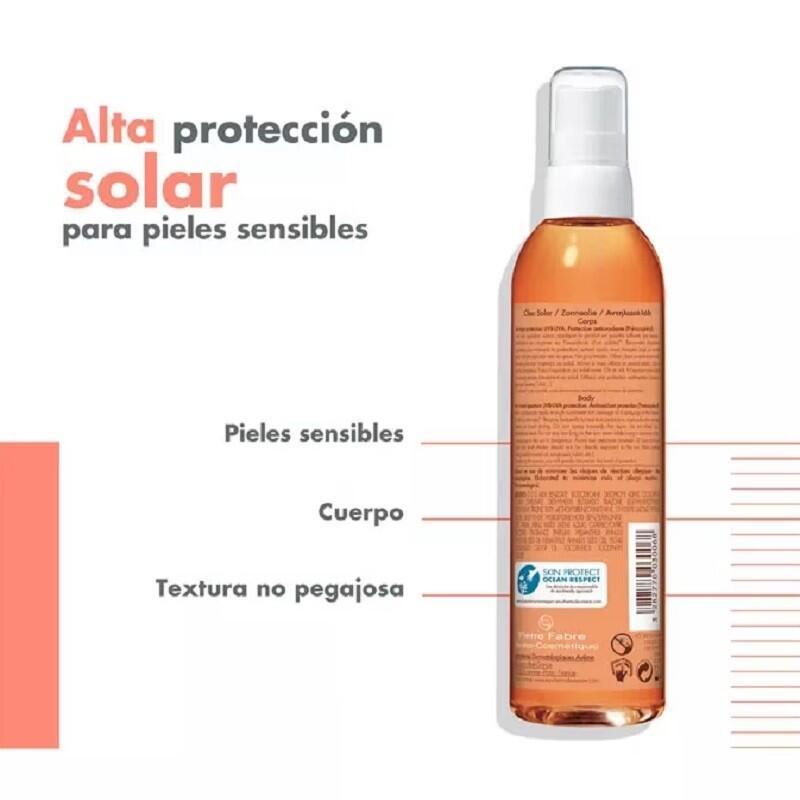 AVENE Aceite Solar SPF30 200ml 4/5