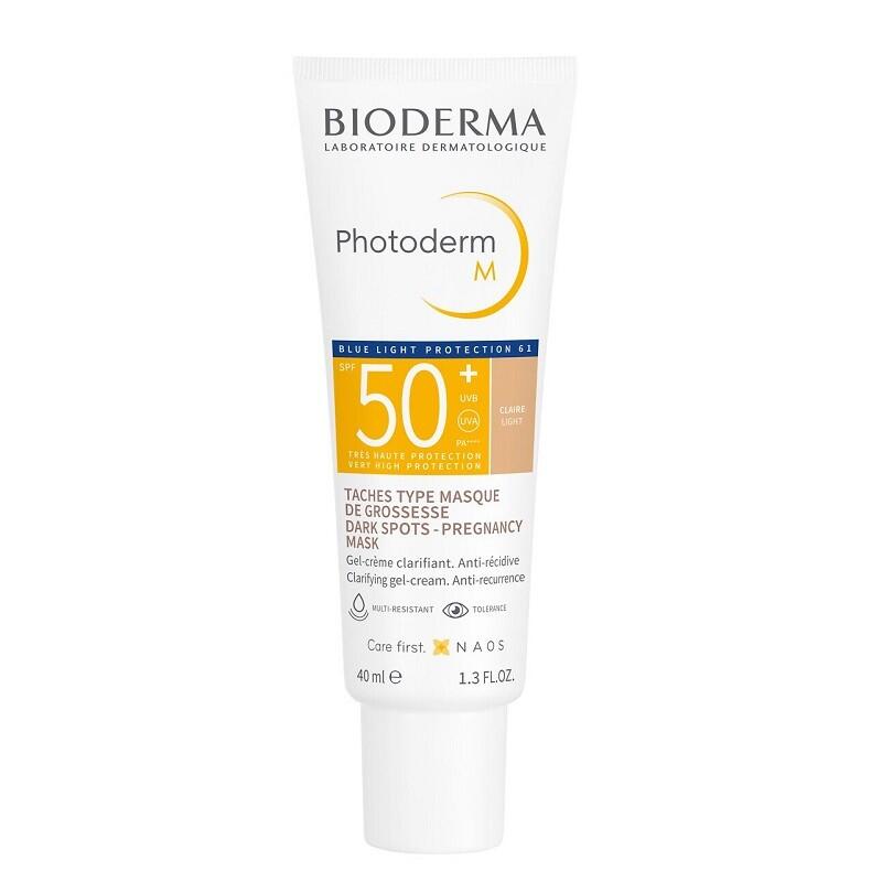 BIODERMA PHOTODERM M Gel-Crema Proteunidadora Color Claro SPF50+ (40ml)