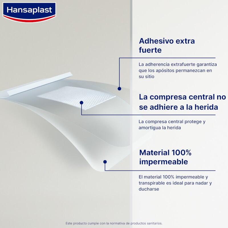 HANSAPLAST Aqua Protect 100% Impermeable 20 Apósitos 6/6