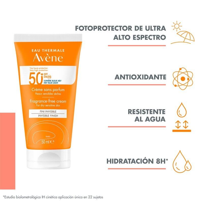 Protetor Solar Rosto Creme Hidratante Sem Perfume FPS50 3/6