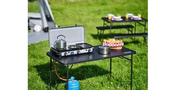 CAMPINGAZ Camping Kitchen 2 Multi Cook – Réchaud gaz multifonction 3 brûleurs 7/7