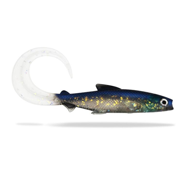 Leurre souple - Fishing Ghost - Renky Shad 35cm - Curly Tail - Blue Sapphire
