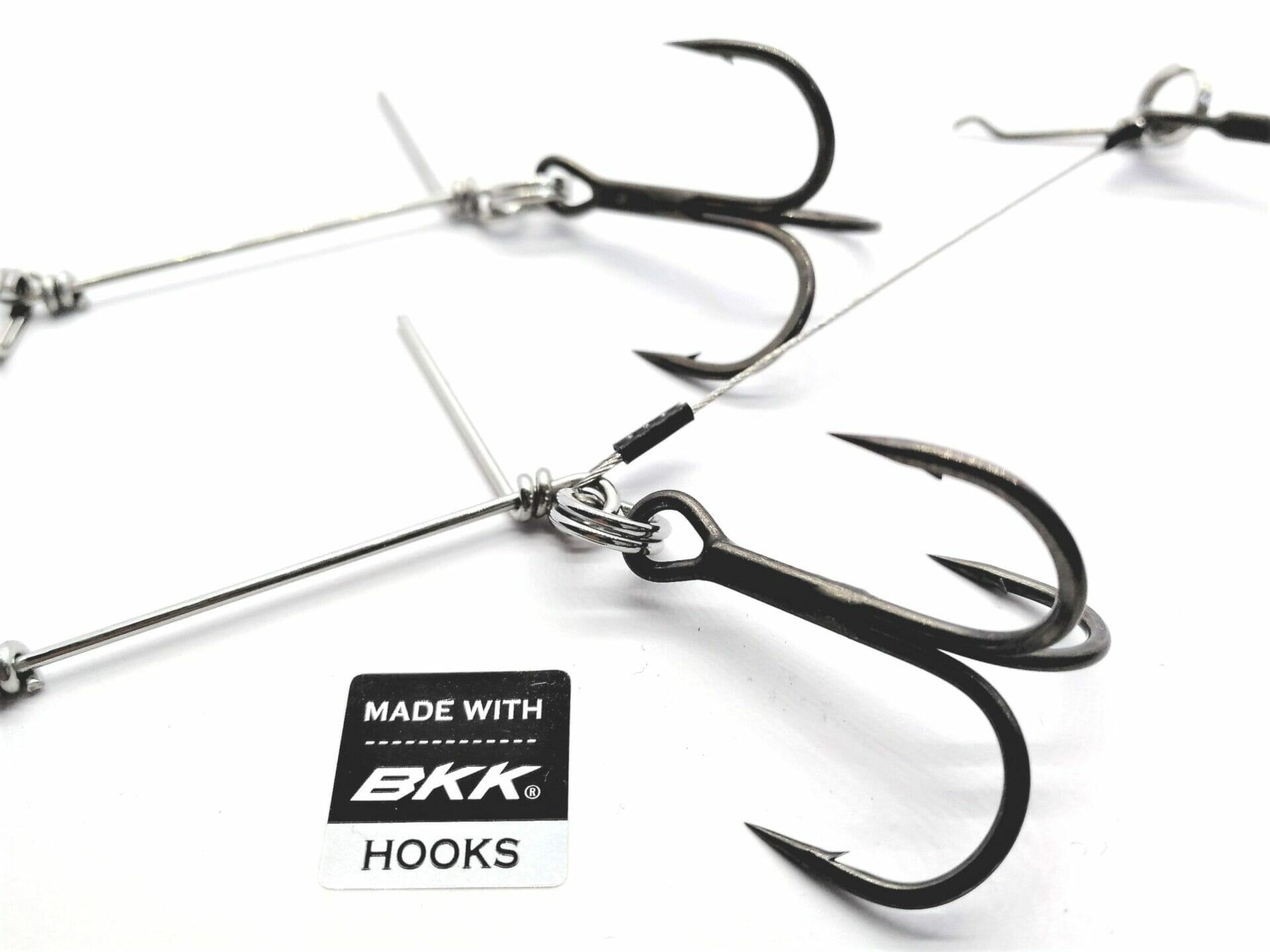 The Stinger Rig - Double XL - BKK  ( 2x Stinger 2/0) 2/2