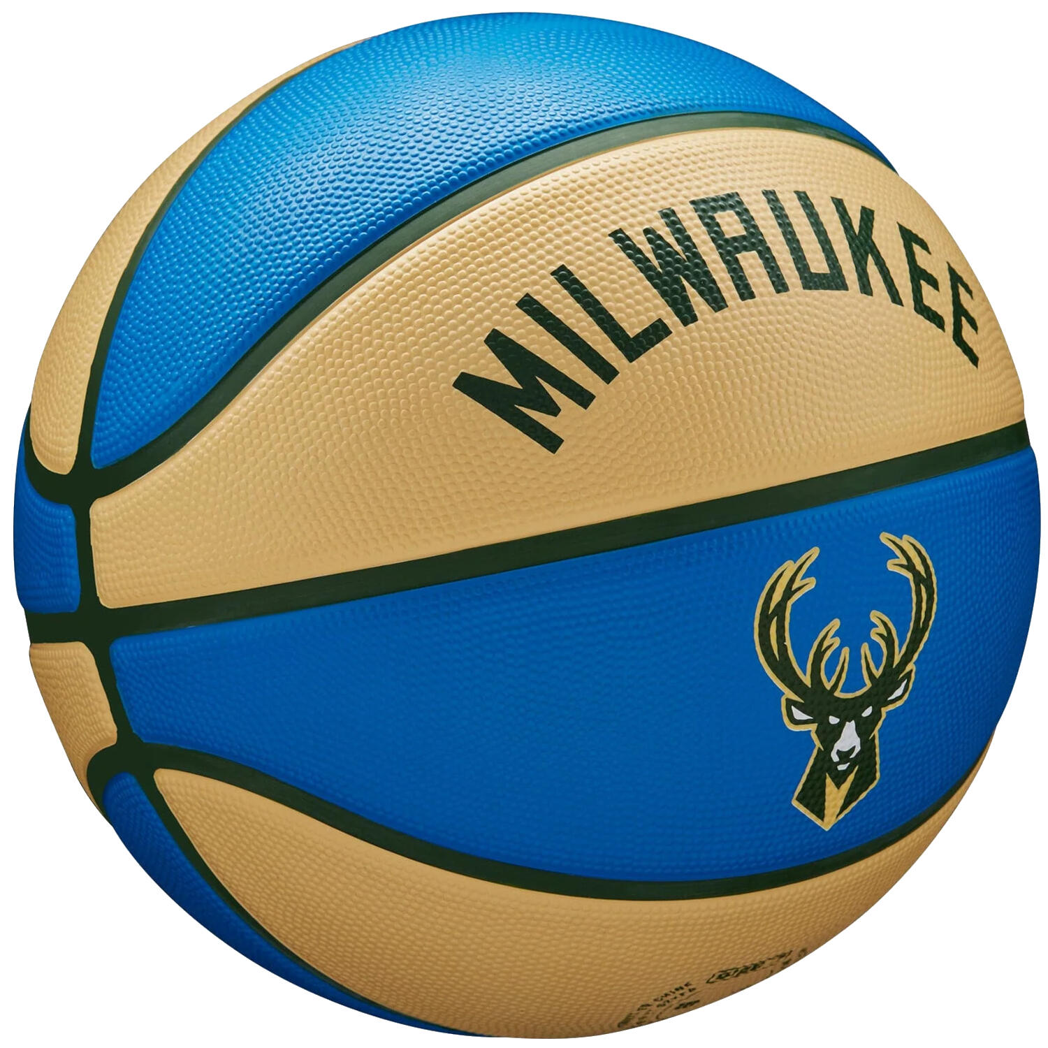 Basketbal NBA Team City Edition Milwaukee Bucks Ball 2/3
