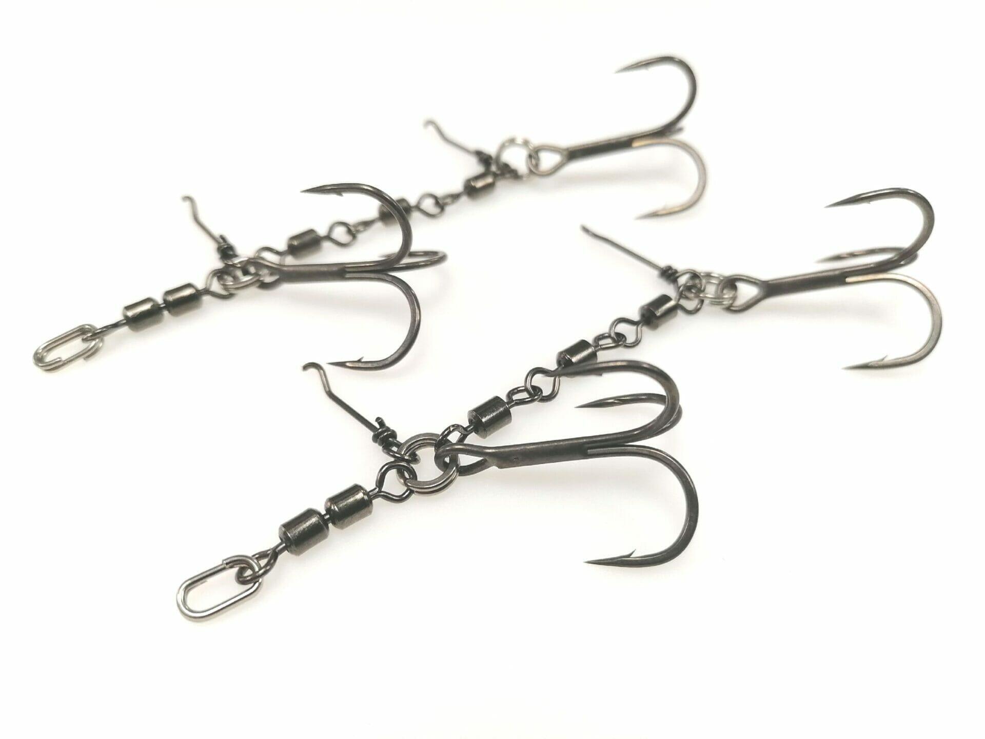 PIKECRAFT The Swivel Rig – Lures 16-20cm - 2x Stinger Rig - Hook BBK 1/0