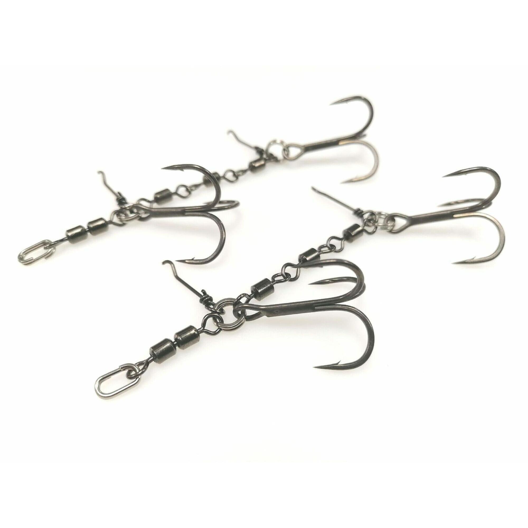 The Swivel Rig - For Lures 16-20cm - 2x Stinger Rig - Hook BBK 1/0