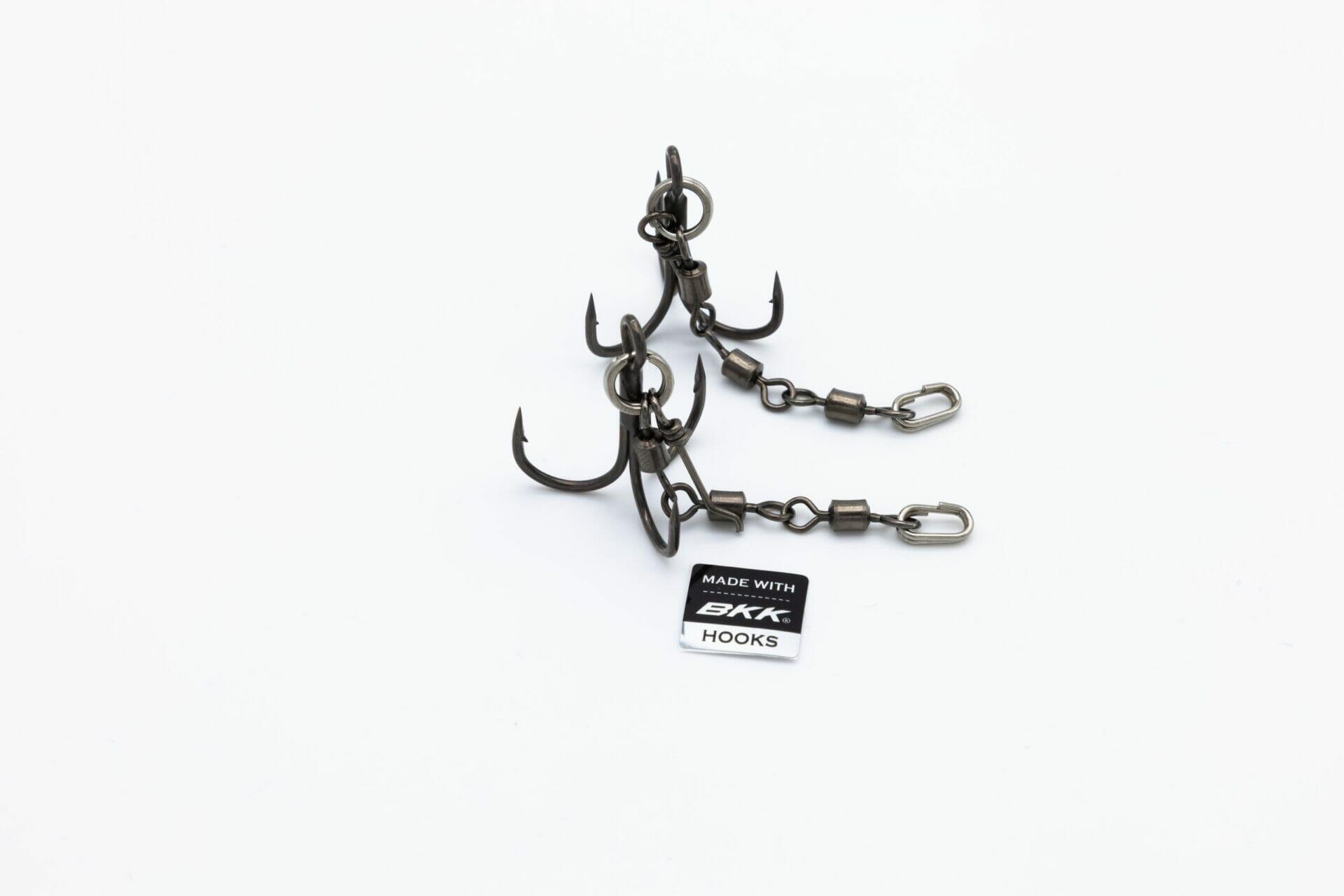 Stinger Swivel Rig M Pikecraft – BKK Spear-21 SS 1/0 Treble Hook Grey 2/3