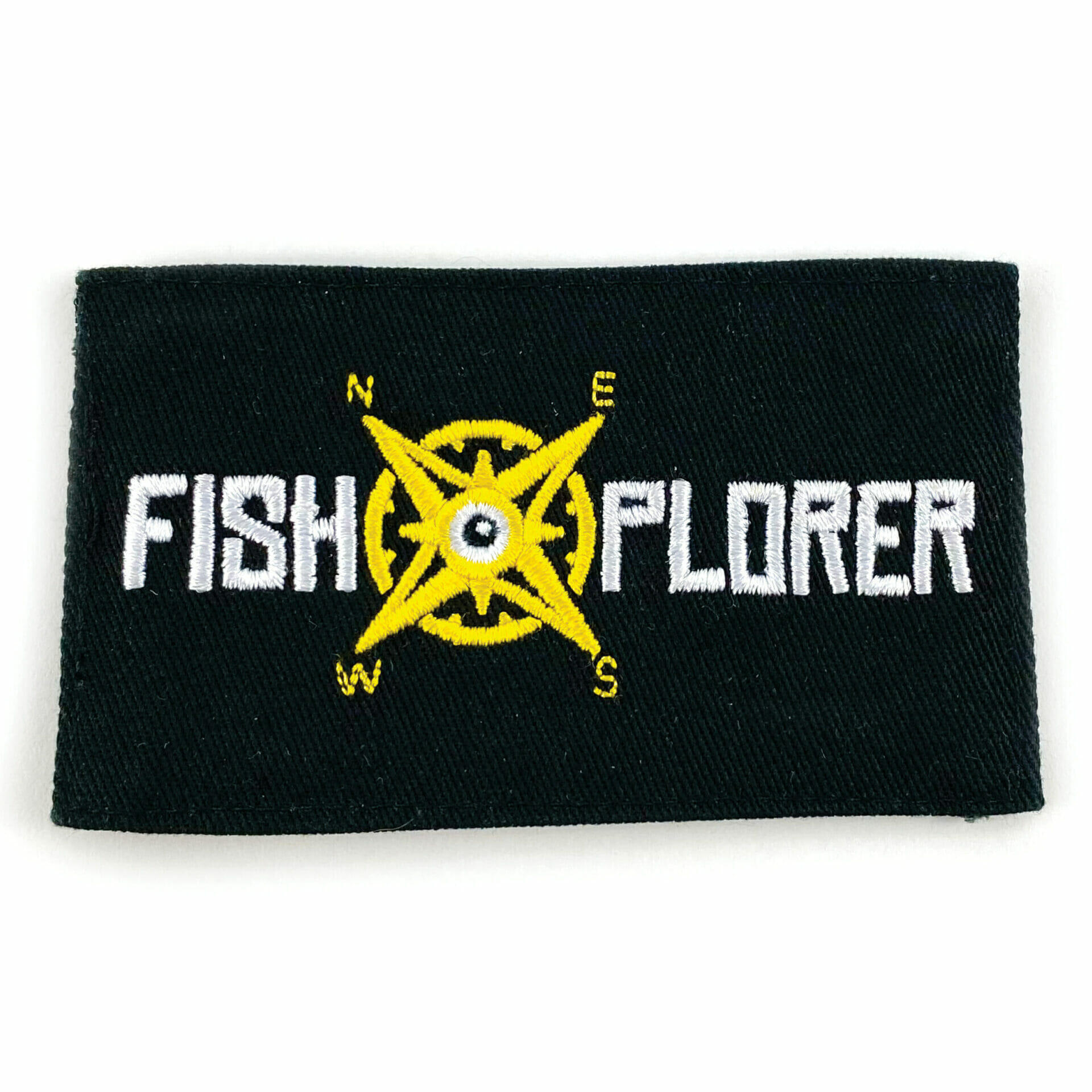 FISHXPLORER Black embroidered scratch - FishXplorer