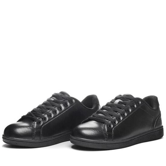 Sneakers bassa da uomo donna in gomma nero da fitness
