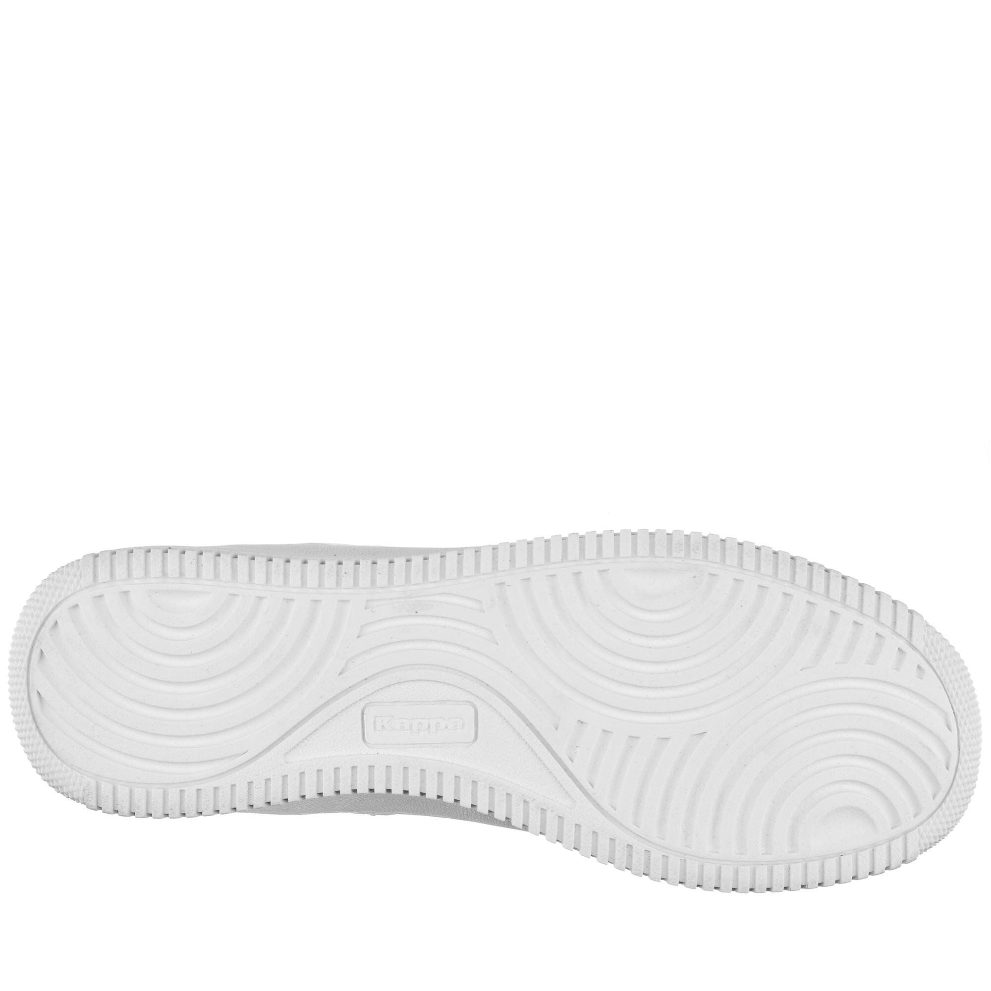 Sneakers alta da uomo donna in poliestere bianco da fitness 3/7