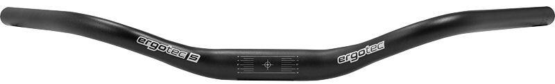 Ergotec Aluminum Handlebar Bend Black 52° 2/2