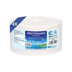 MEDITERRANEO - pierre à lécher de sel marin, jeu de 4x 3kg