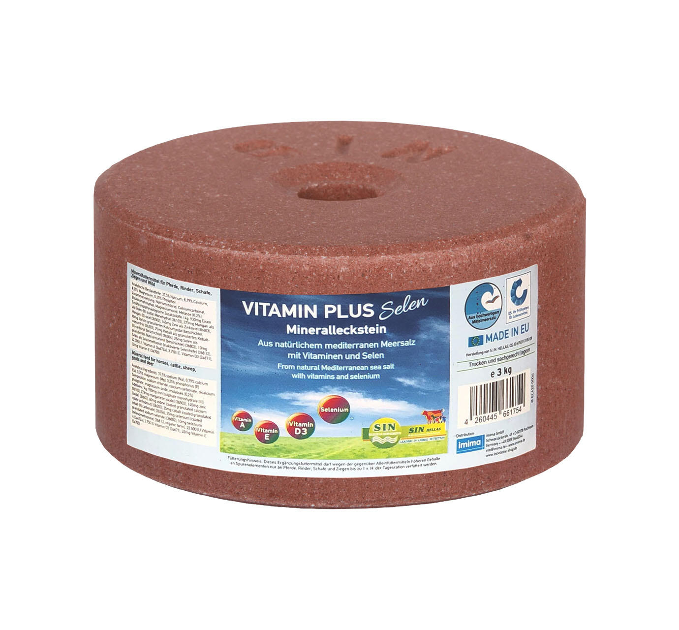 IMIMA VitaminPlus Selen - mineraal liksteen, 3kg