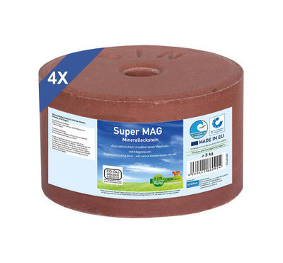 Supermag - mineraal liksteen, set met 4x 3kg