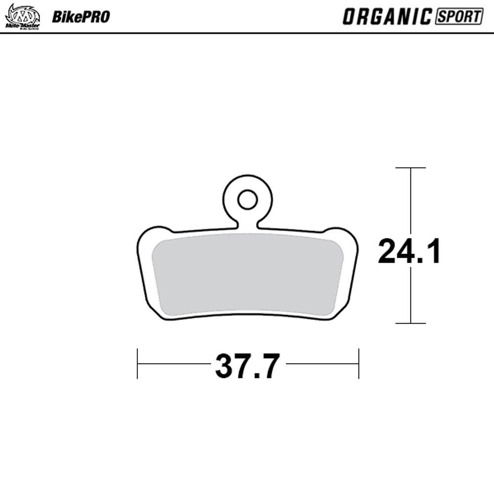 Pastillas de freno para bicicleta OrganicSport - Sram 4 pistones 2/4
