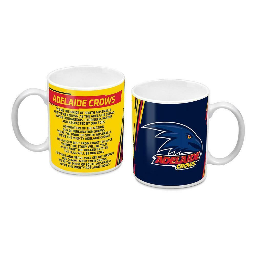 Adelaide Crows AFL Logo and Song Mug
