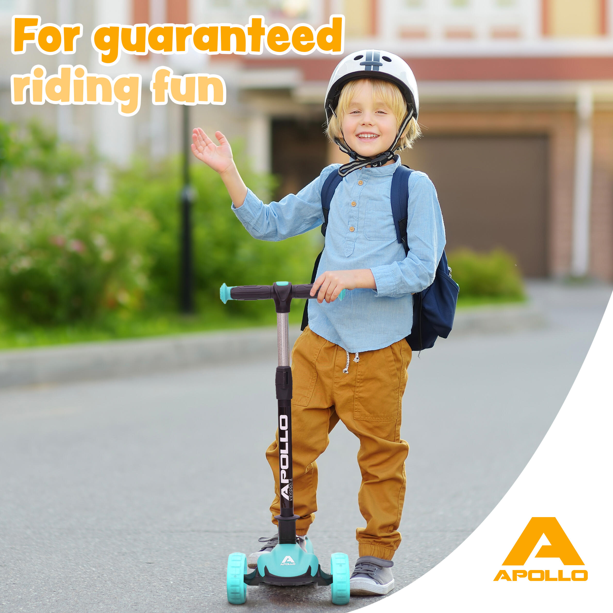 Trottinette 3 Roues Enfant Pliable KIDSPRO 4 Réglable en Hauteur - Noir 7/7