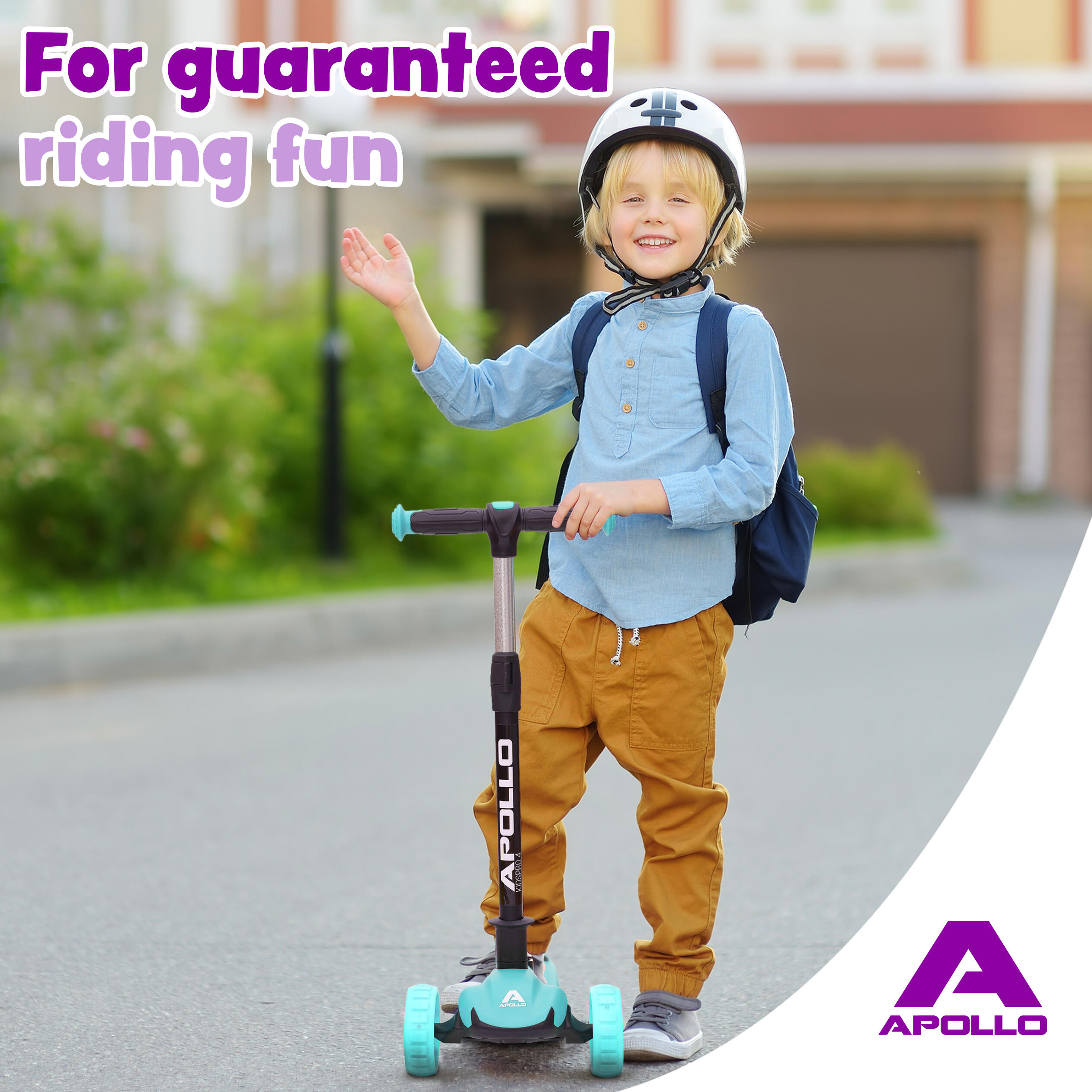 Kinderscooter KIDSPRO 4 opvouwbare LED 3-wiel step 7/7