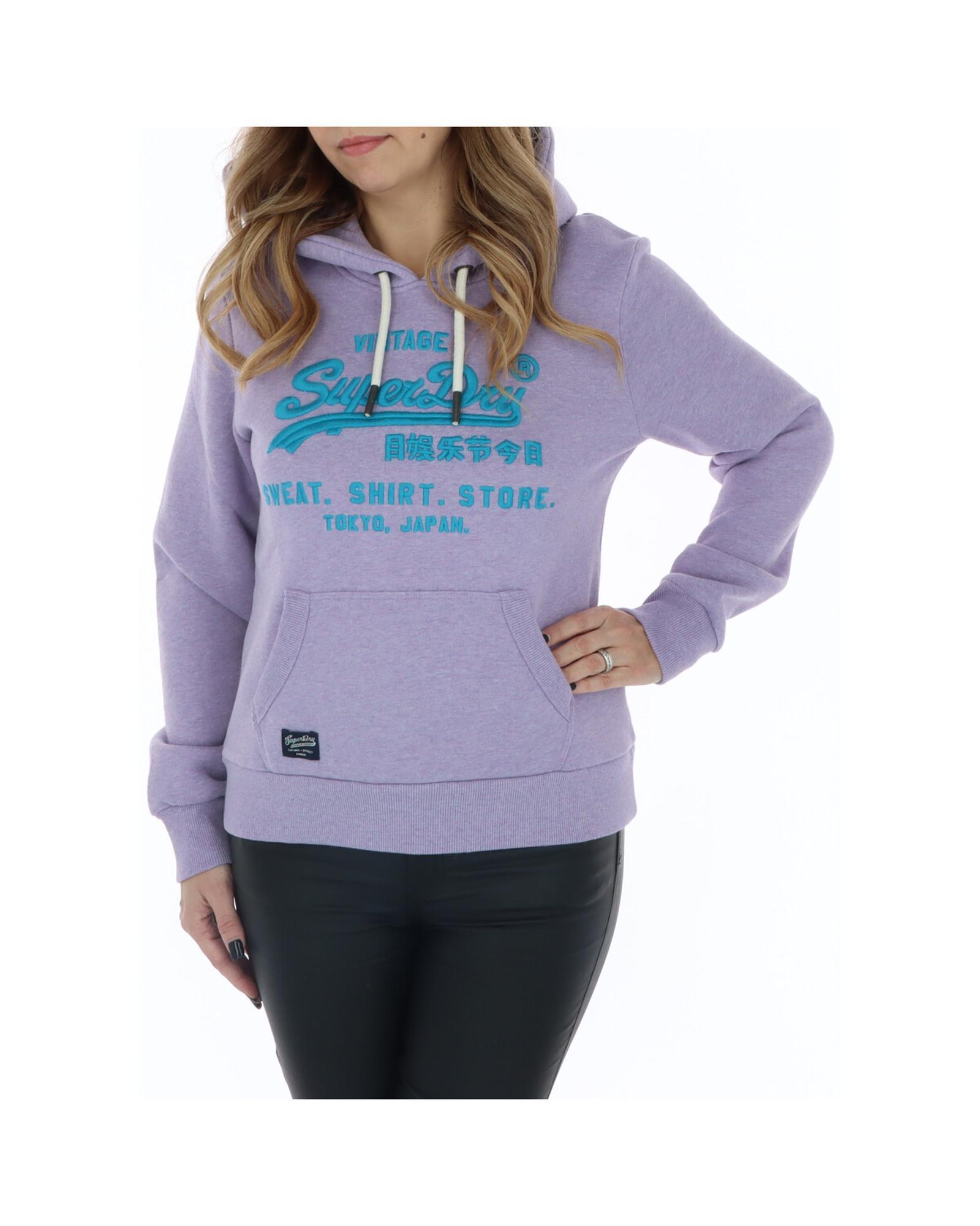 Superdry lilac hoodie sale