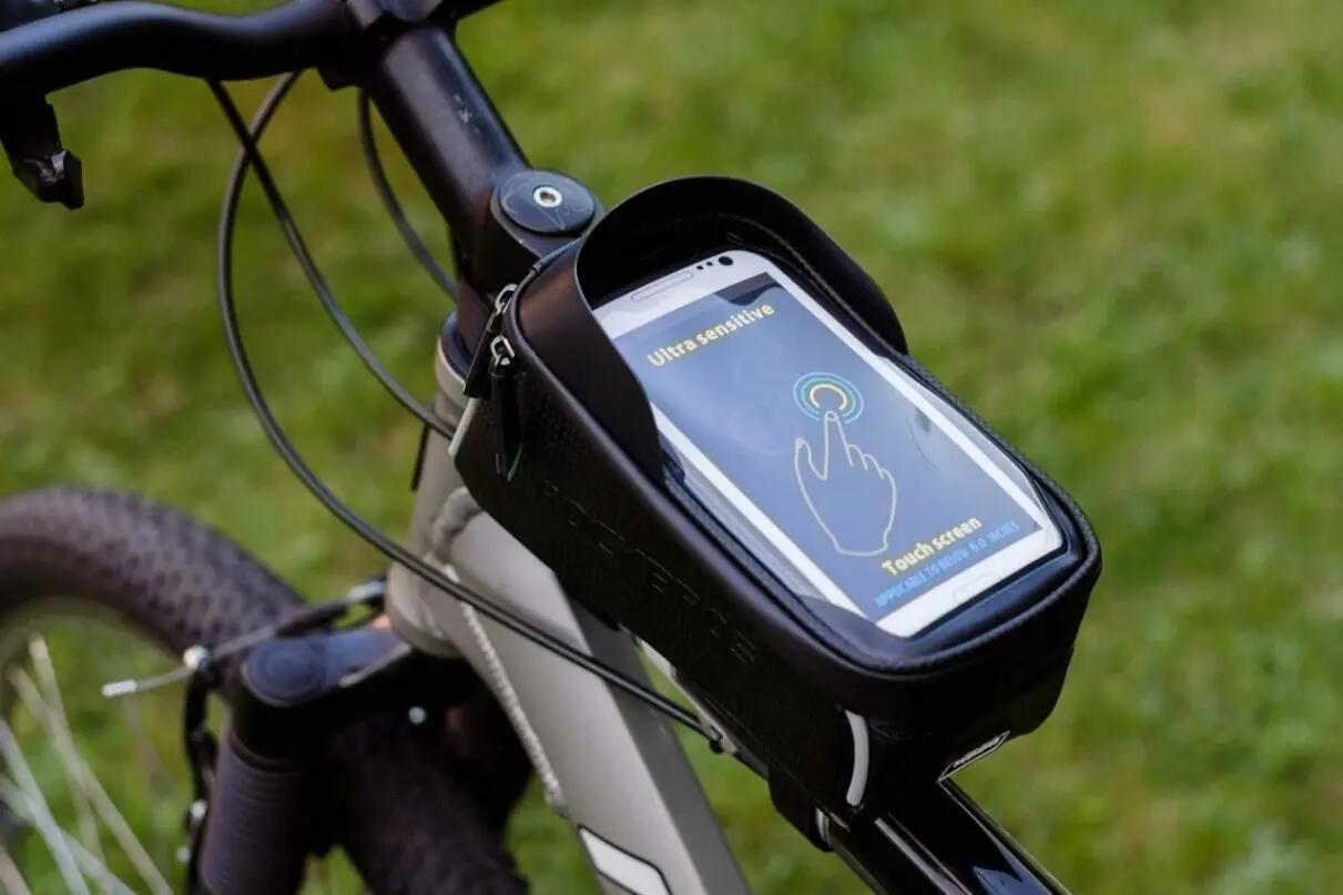 Torebka na telefon na ramę rowerową Rockbros 017-1BK 3/5