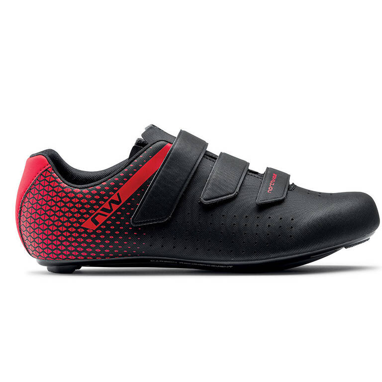 Northwave Core 2 Road Shoes-Black/Red