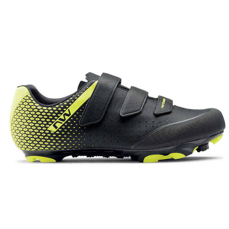 Northwave Origin 2 MTB Shoes-Black/Yellow Fluo