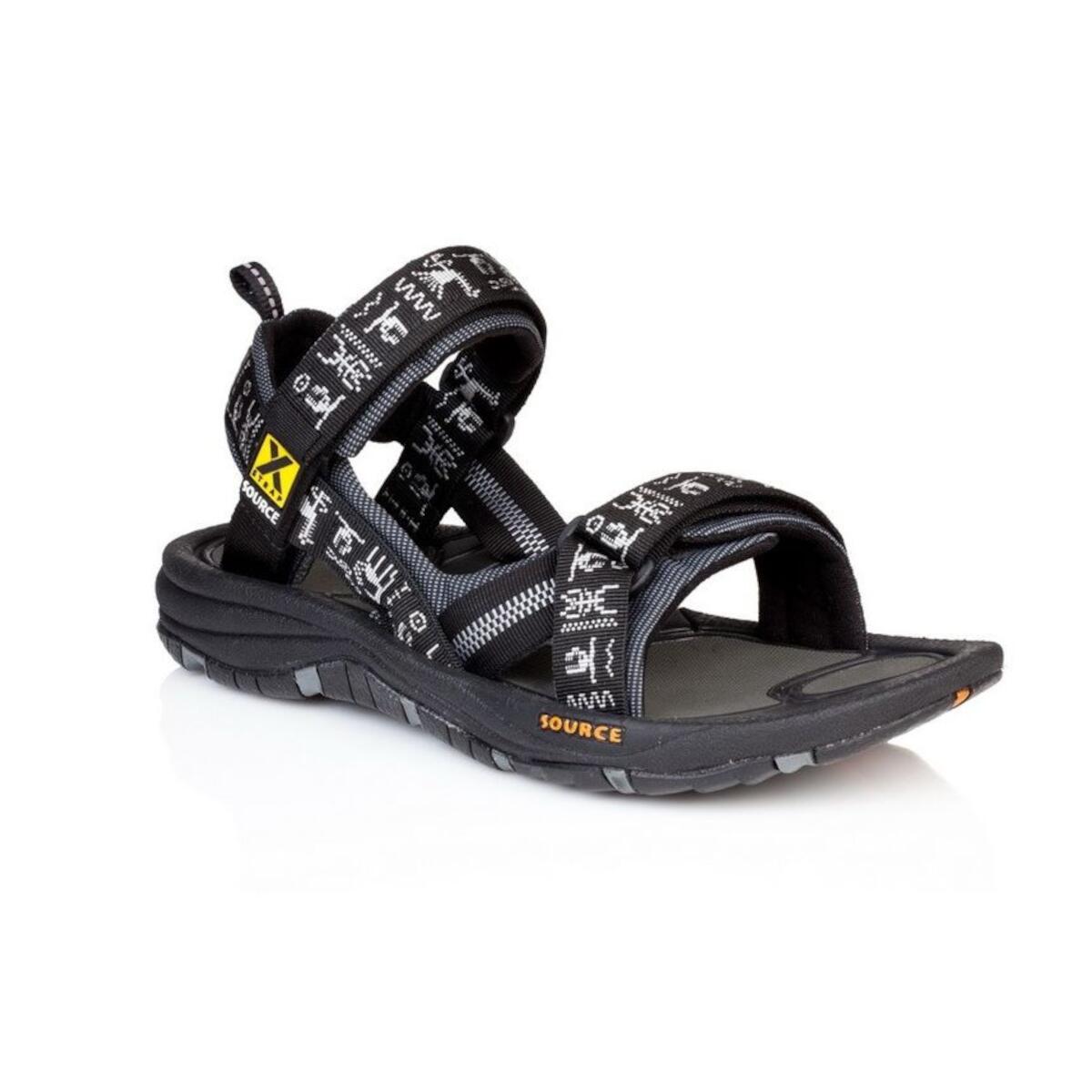 SOURCE Sandalen für Herren Gobi Black Inca - Outdoor - Schwarz