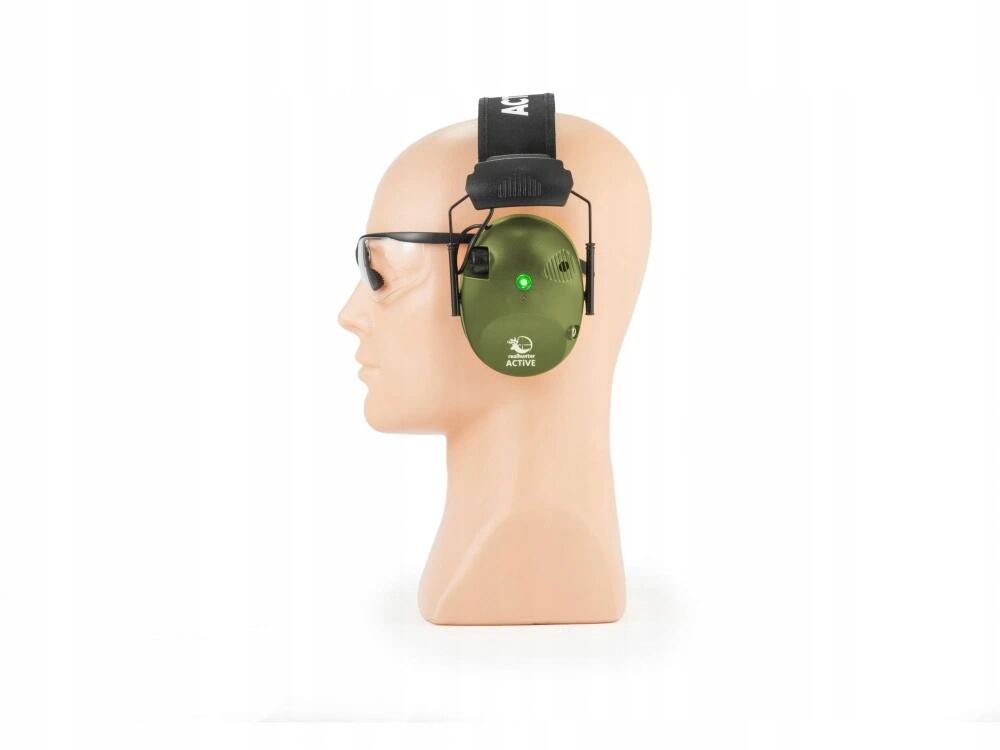 Słuchawki ochronne aktywne Active Pro + okulary 6/6
