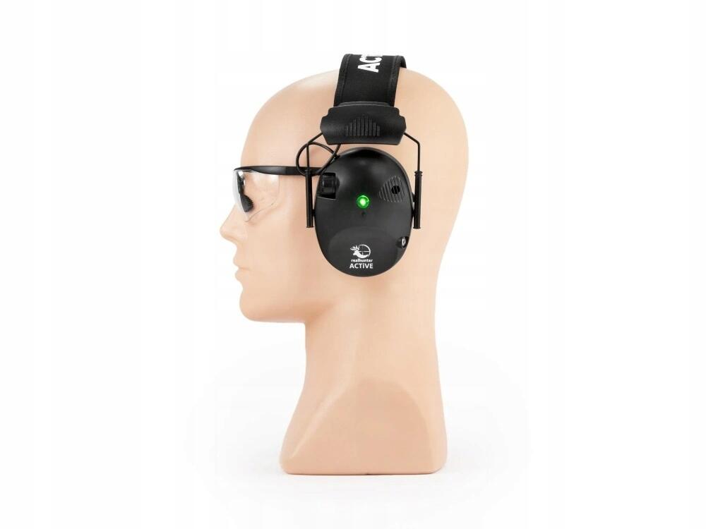 Słuchawki ochronne aktywne Active Pro + okulary 5/6