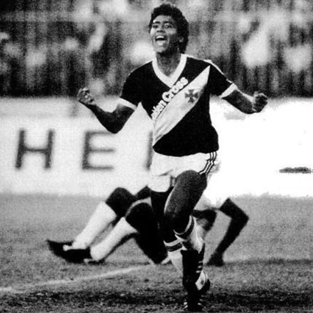 Retro Voetbalshirt - Heren - Vasco da Gama 1985 - Zwart 2/7
